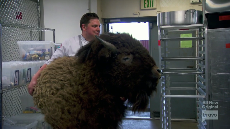 “Buddy the Bison” (Screenshot: Bravo)